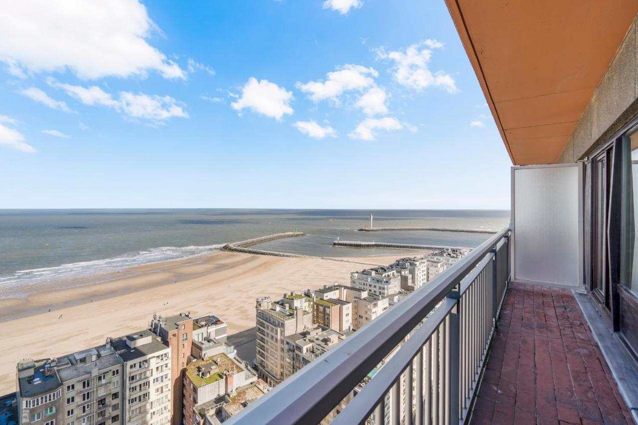 Skyline App 5P Met Prachtige Uitzichten & Terras Apartman Ostende Kültér fotó
