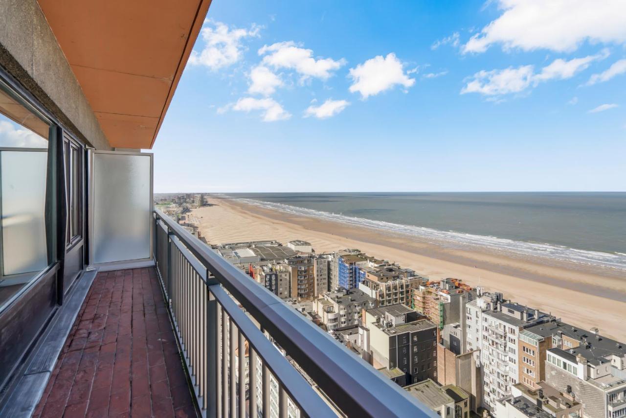 Skyline App 5P Met Prachtige Uitzichten & Terras Apartman Ostende Kültér fotó