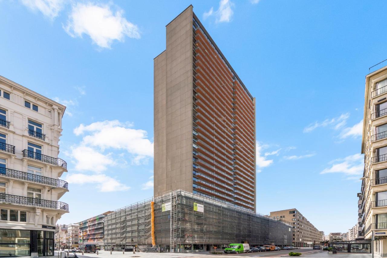 Skyline App 5P Met Prachtige Uitzichten & Terras Apartman Ostende Kültér fotó